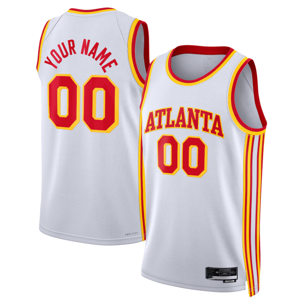 Ndoa Custom A.Hawks White Swingman Jerseys - Association Edition