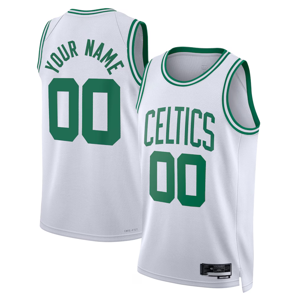 Ndoa Custom B.Celtics White Swingman Jerseys - Association Edition