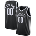 Ndoa Custom B.Nets Black 202021 Swingman Jerseys - Icon Edition