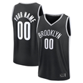 Ndoa Custom B.Nets Black Fast Break Jerseys - Icon Edition