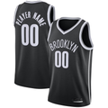 Ndoa Custom B.Nets Black Swingman Jerseys - Icon Edition
