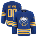 Ndoa Custom B.Sabres Royal Home Authentic Pro Stitched Jerseys