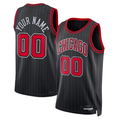 Ndoa Custom C.Bulls Black 2022-23 Swingman Jerseys - Statement Edition
