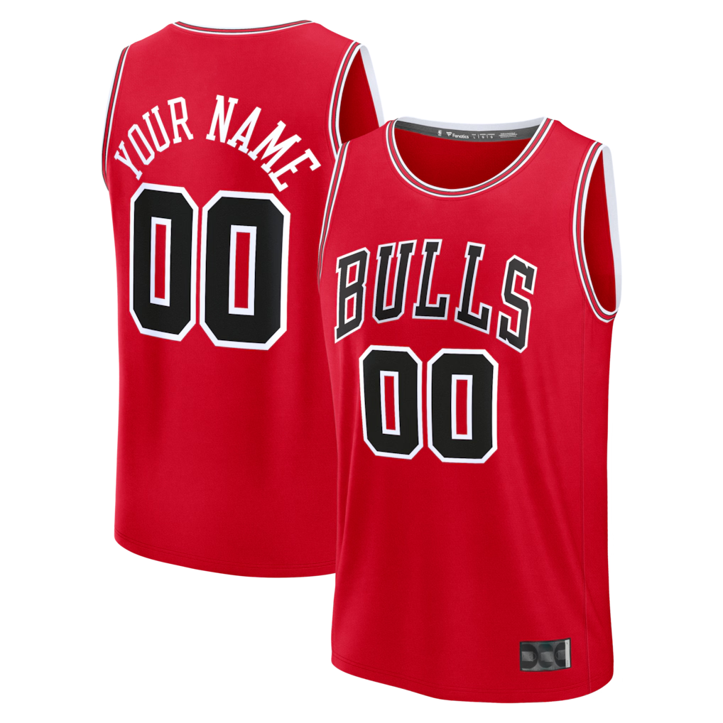 Ndoa Custom C.Bulls Red Fast Break Jerseys - Icon Edition
