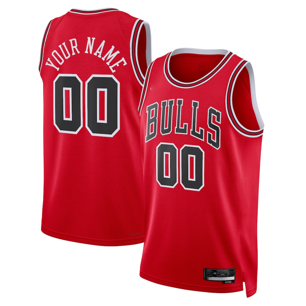 Ndoa Custom C.Bulls Red Swingman Jerseys - Icon Edition