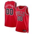 Ndoa Custom C.Bulls Red Swingman Jerseys - Icon Edition