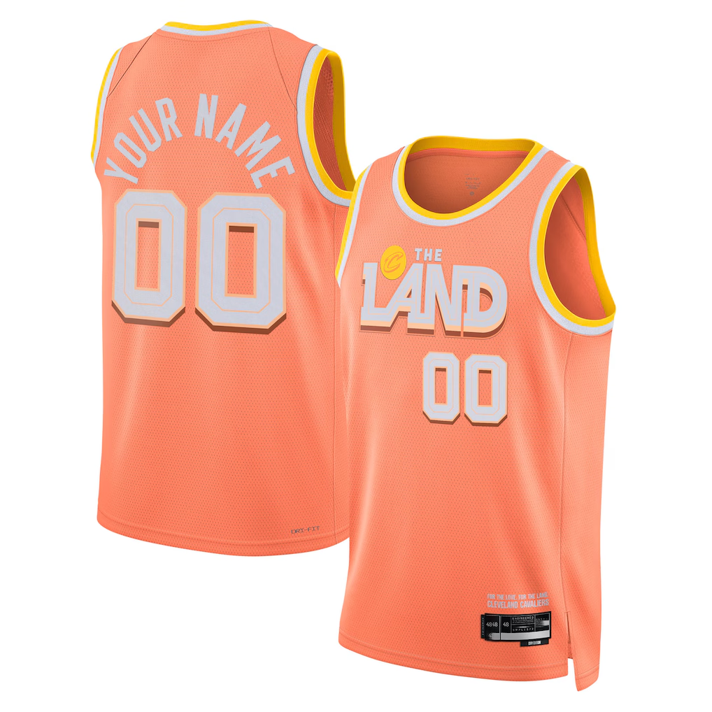 Ndoa Custom C.Cavaliers Orange 202526 City Edition Swingman Jerseys