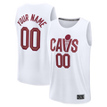 Ndoa Custom C.Cavaliers White Fast Break Jerseys - Icon Edition