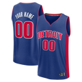 Ndoa Custom D.Pistons  Blue Fast Break Jerseys - Icon Edition