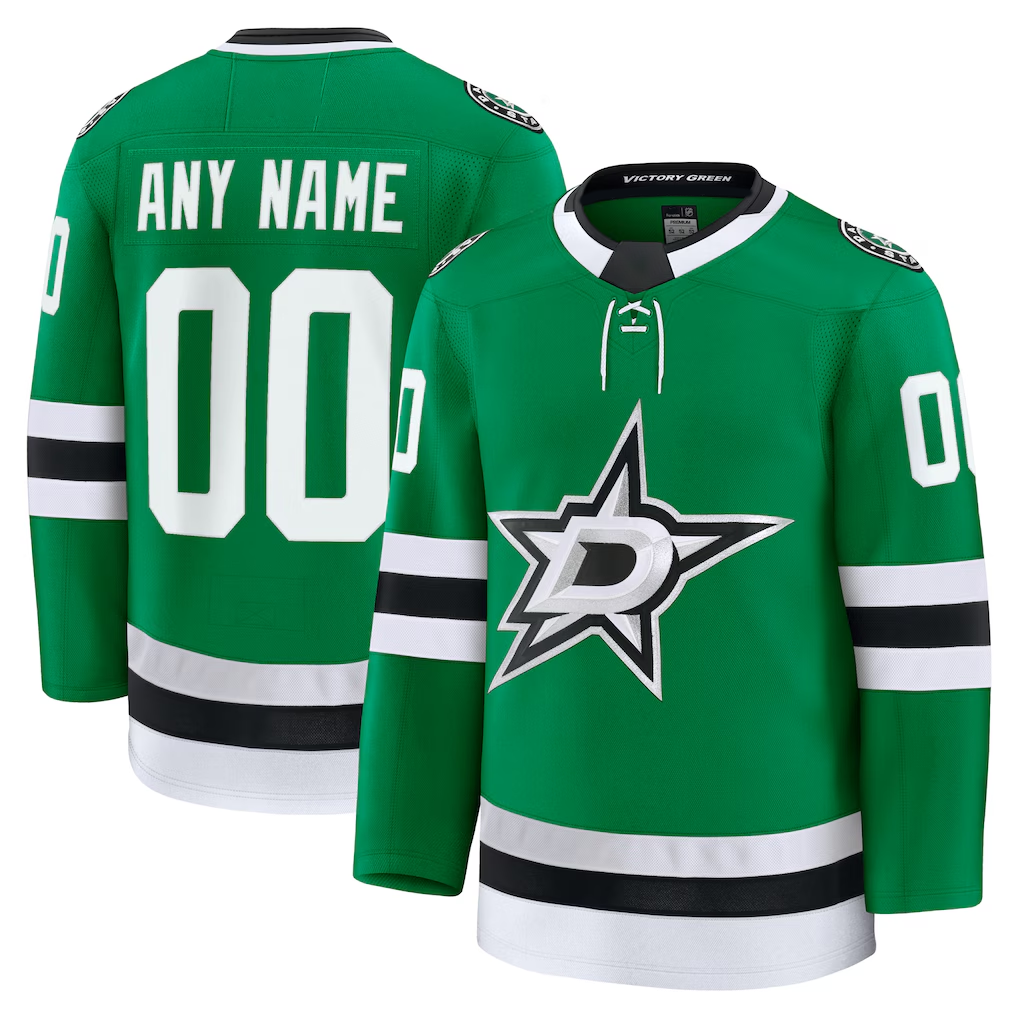 Ndoa Custom D.Stars Kelly Green Home Premium Jerseys