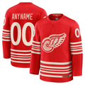 Ndoa Custom D.Red wings Red Centennial Premium Jerseys