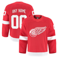 Ndoa Custom D.Red wings Red Home Authentic Pro Jerseys