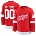 Ndoa Custom D.Red wings Red Home Premium Jerseys