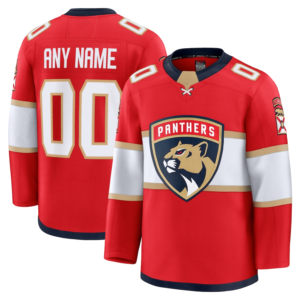 Ndoa Custom F.Panthers Red Home Premium Jerseys