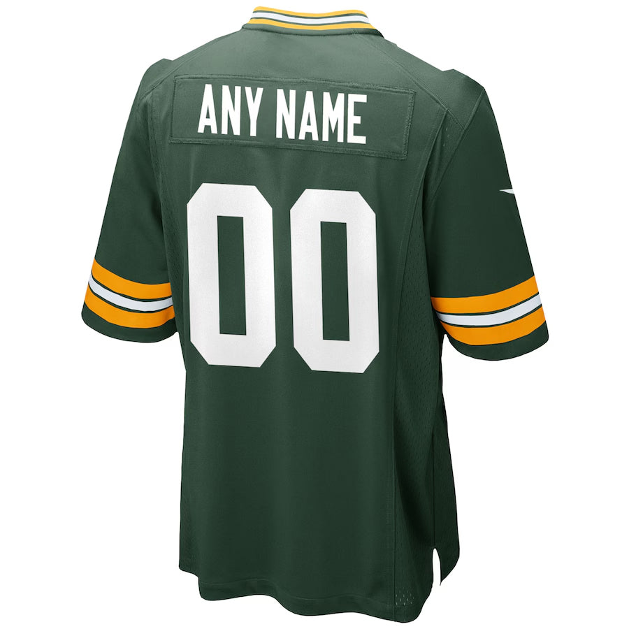 Ndoa Custom GB.Packers Green Home Game Stitched Jerseys