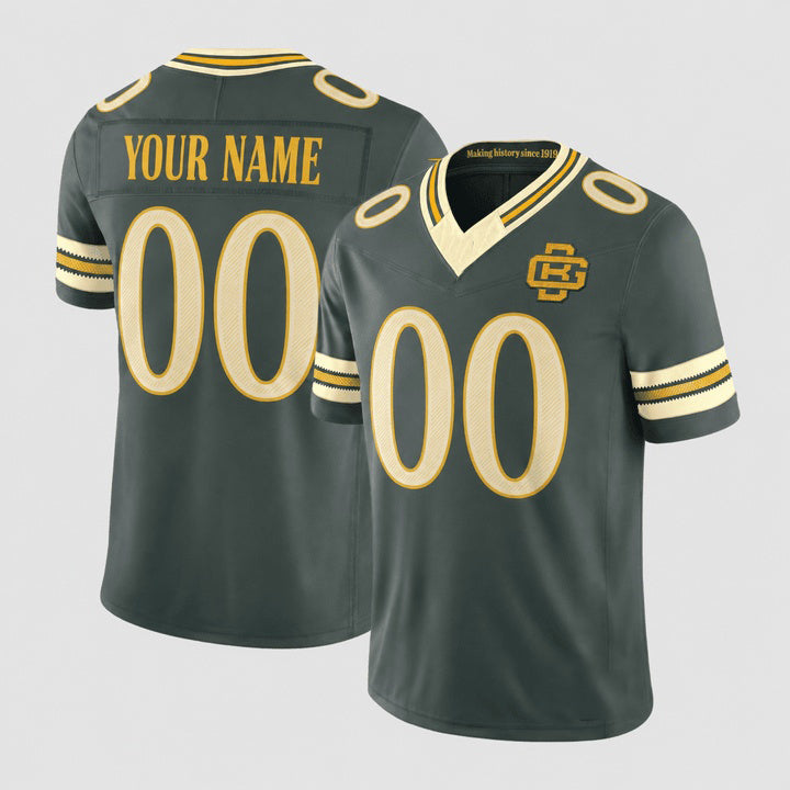 Ndoa Custom GB.Packers Green Rivalries Jersey - All Stitched