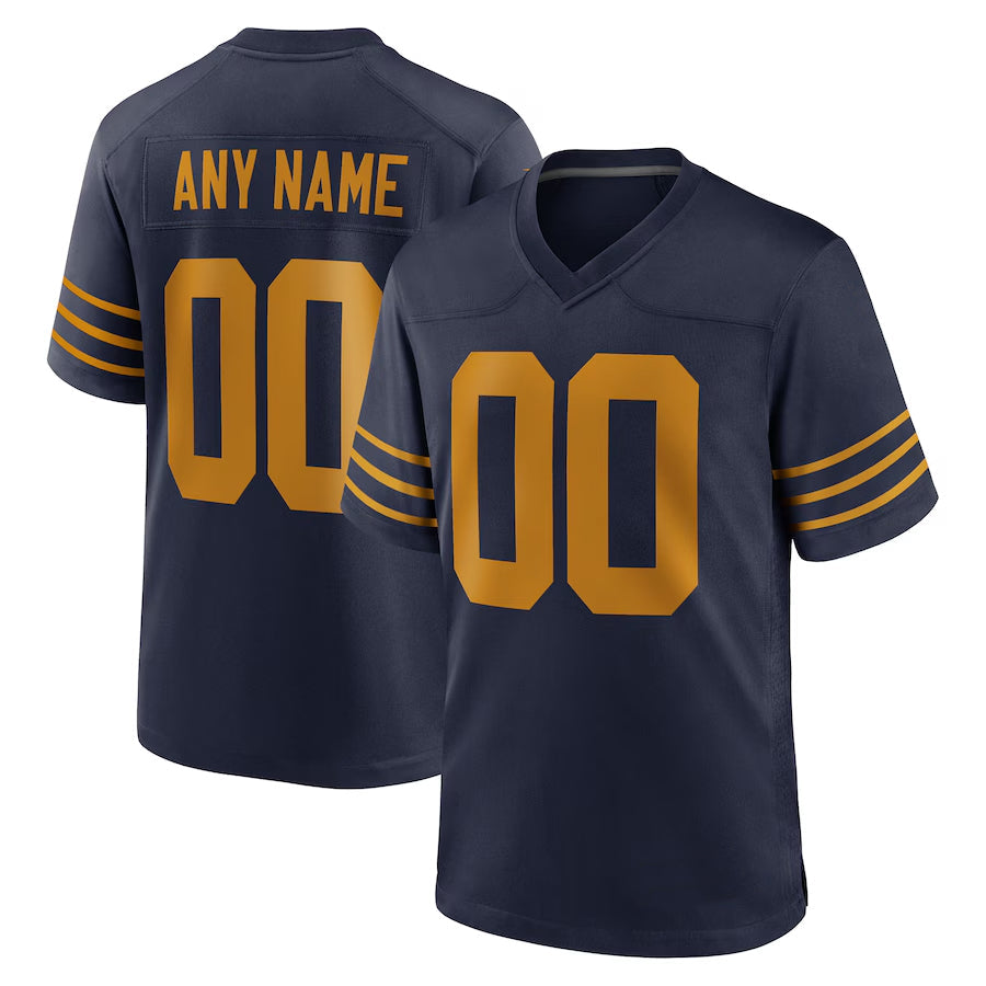 Ndoa Custom GB.Packers Navy The 1923 Classic Game Stitched Jerseys