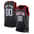 Ndoa Custom H.Rockets Black Swingman Stitched Jerseys-Association Edition