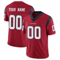 Ndoa Custom H.Texans Red Limited Vapor Untouchable Home Game Any Name & Numbers Stitched Jerseys