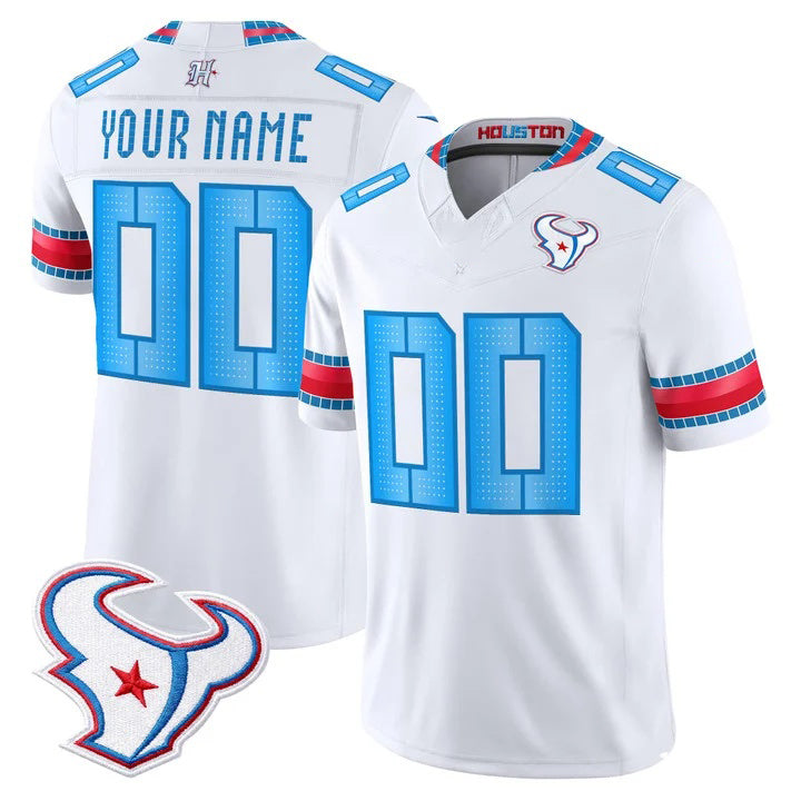 Ndoa Custom H.Texans White 2026 Rivalries Vapor Limited Jersey - All Stitched