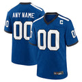 Ndoa Custom IN.Colts Blue Indiana Nights Replica Game Stitched Jersey