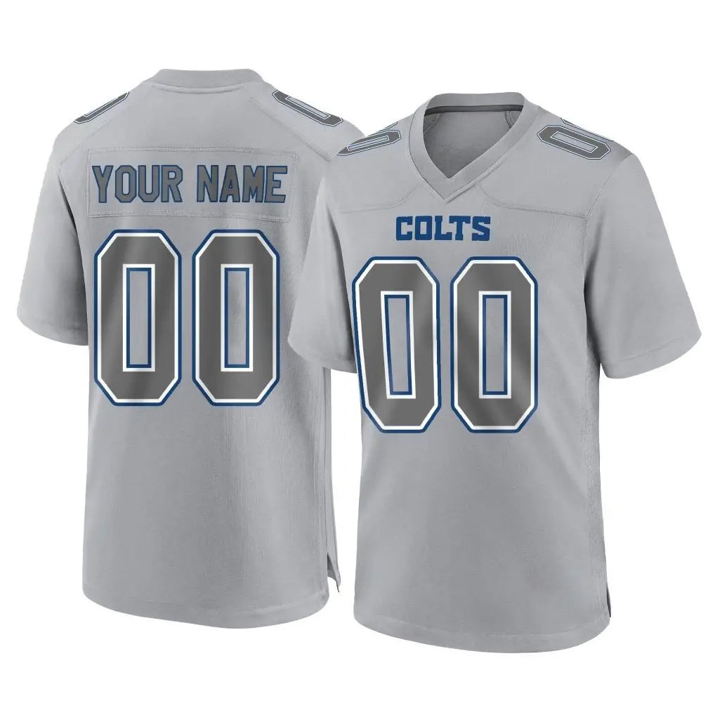Ndoa Custom IN.Colts Gray Atmosphere Fashion Home Game Any Name & Numbers Stitched Jerseys