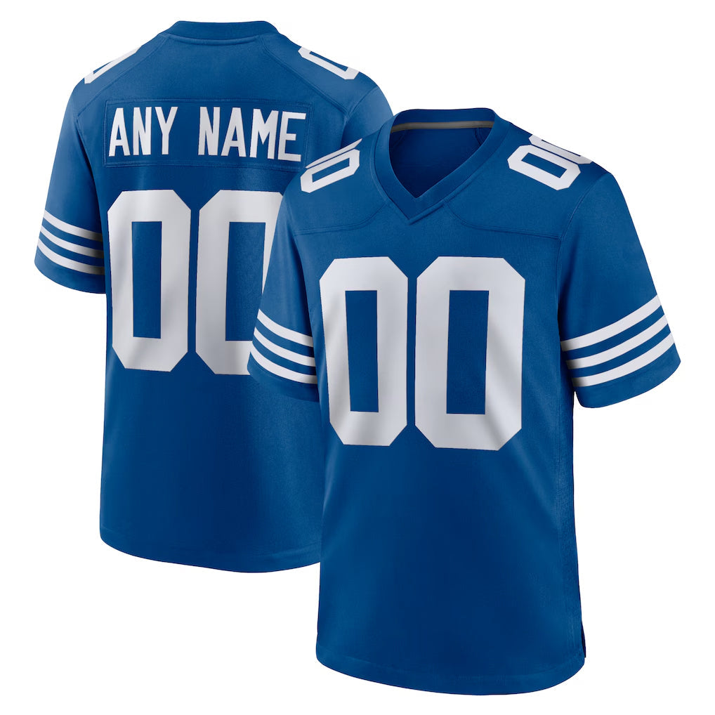 Ndoa Custom IN.Colts Royal Limited Home Game Any Name & Numbers Stitched Jerseys