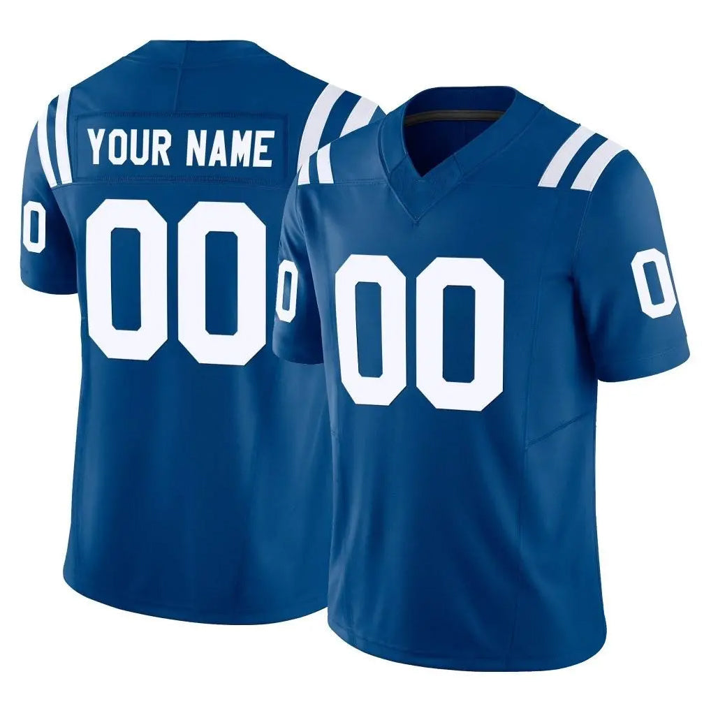Ndoa Custom IN.Colts Royal Limited Vapor F.U.S.E. Home Game Any Name & Numbers Stitched Jerseys