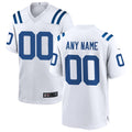 Ndoa Custom IN.Colts White Replica Home Game Stitched Jerseys