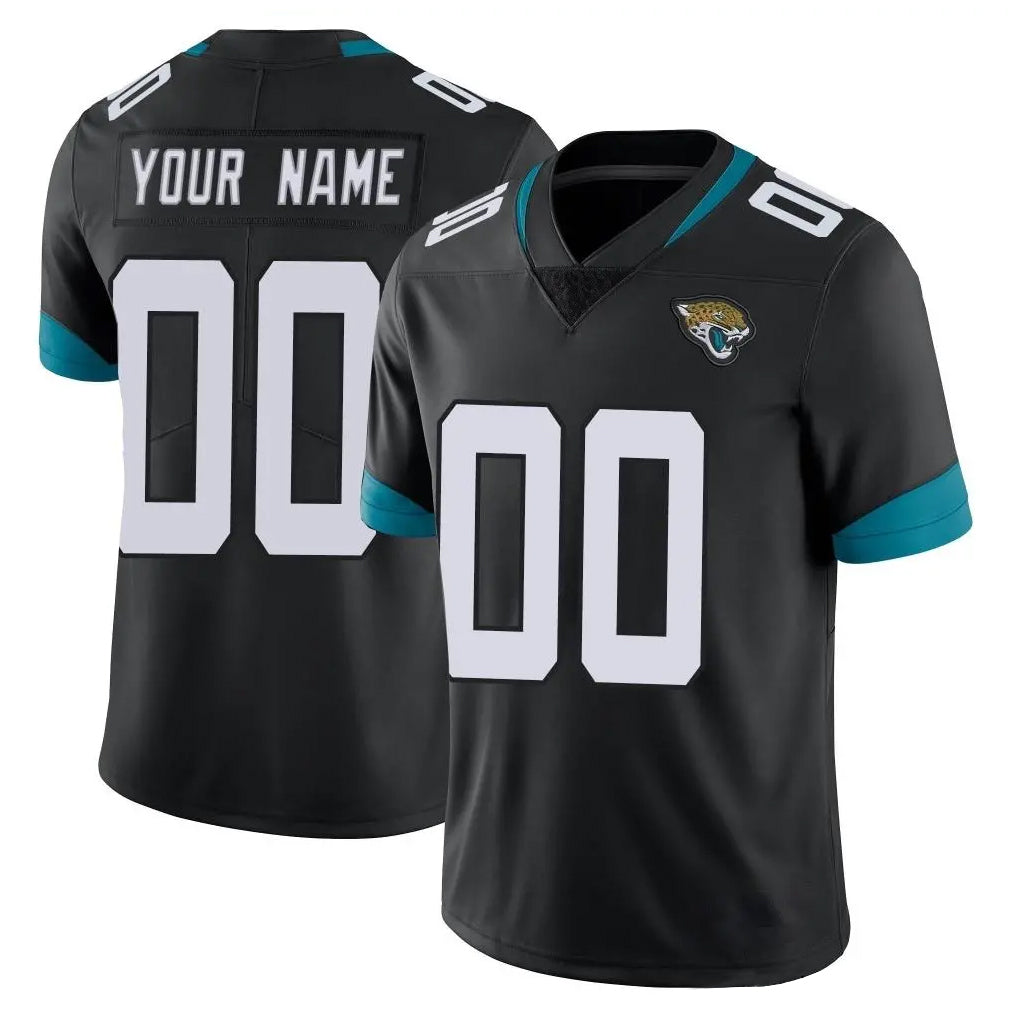 Ndoa Custom J.Jaguars Black Vapor Untouchable Limited Home Game Any Name & Numbers Stitched Jerseys