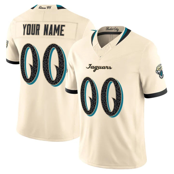 Ndoa Custom J.Jaguars Natural 2026 Rivalries Vapor Limited Jersey - All Stitched