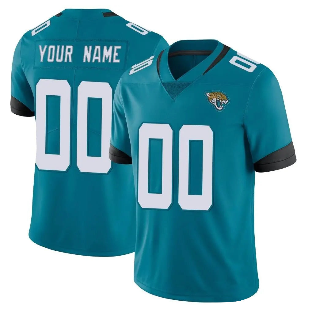 Ndoa Custom J.Jaguars Teal Vapor Untouchable Limited Home Game Any Name & Numbers Stitched Jerseys