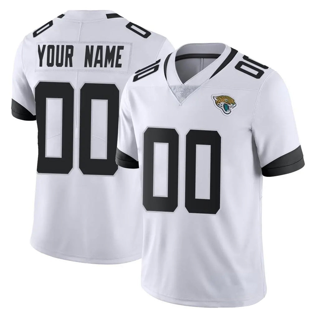 Ndoa Custom J.Jaguars White Vapor Untouchable Limited Home Game Any Name & Numbers Stitched Jerseys