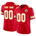 Ndoa Custom KC.Chiefs Red Limited Vapor F.U.S.E. Home Game Any Name & Numbers Stitched Jerseys