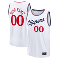 Ndoa Custom LA.Clippers White Fast Break Stitched Jerseys - Association Edition