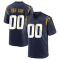 Ndoa Custom LA.Chargers Navy Home Game Any Name & Numbers Stitched Jerseys