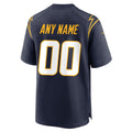 Ndoa Custom LA.Chargers Navy Home Game Stitched Jerseys