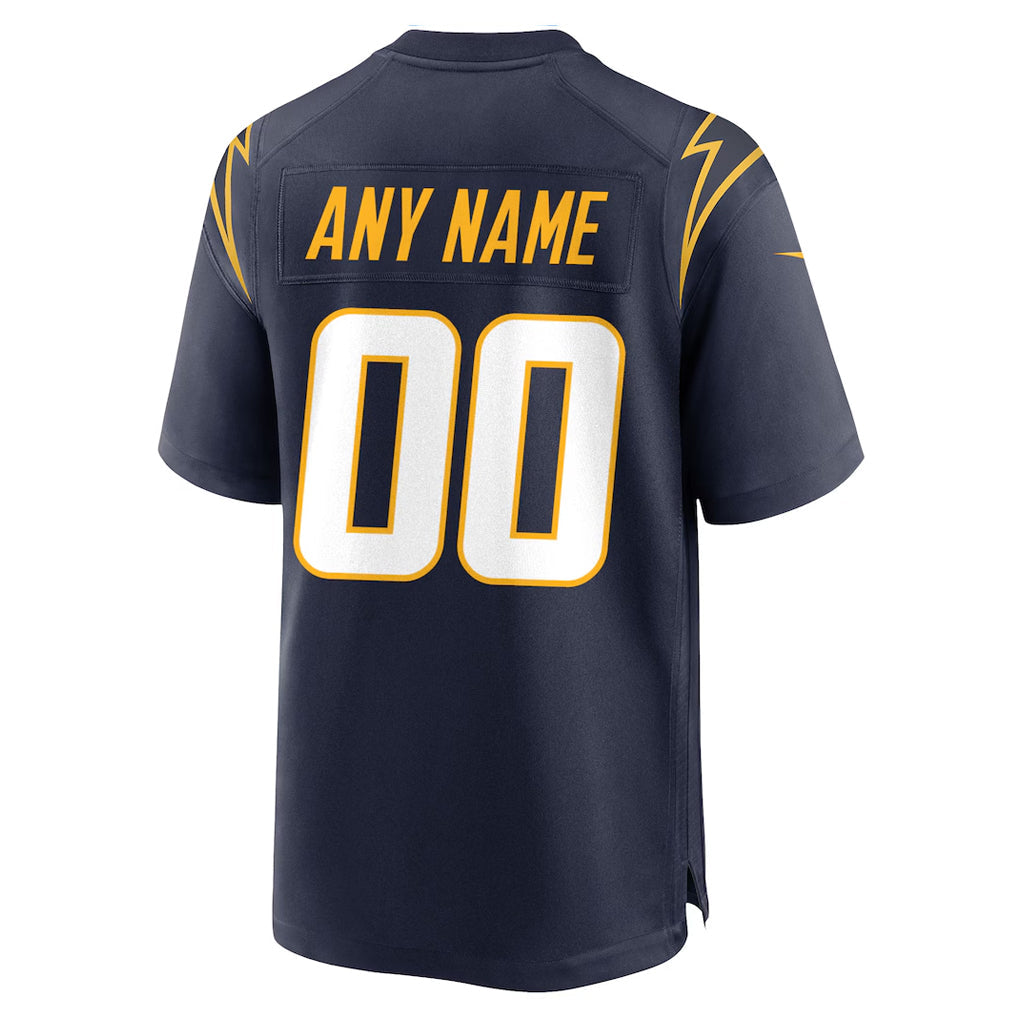 Ndoa Custom LA.Chargers Navy Home Game Stitched Jerseys