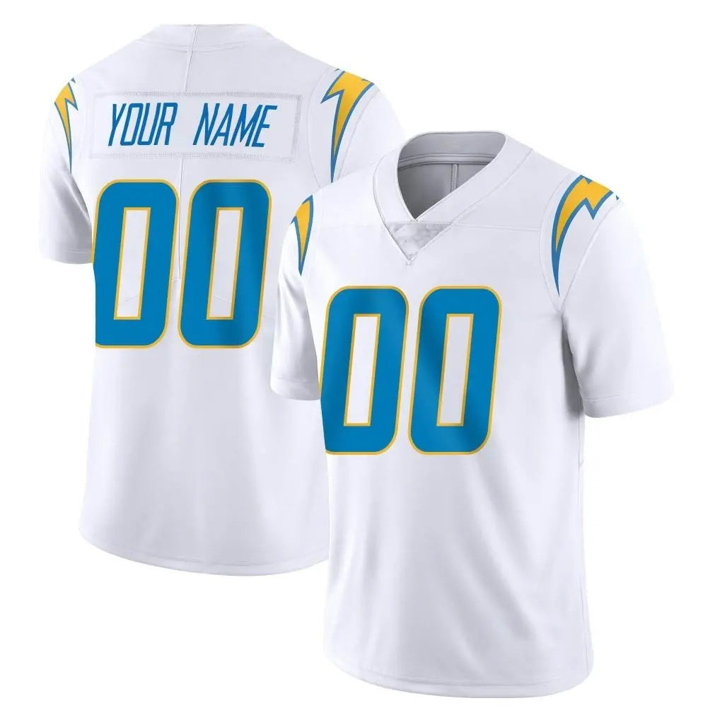 Ndoa Custom LA.Chargers White Limited Vapor Untouchable Home Game Any Name & Numbers Stitched Jerseys