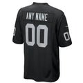 Ndoa Custom LV.Raiders Black Home Game Stitched Jersey