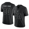 Ndoa Custom LV.Raiders Black RFLCTV Limited Stitched Jerseys