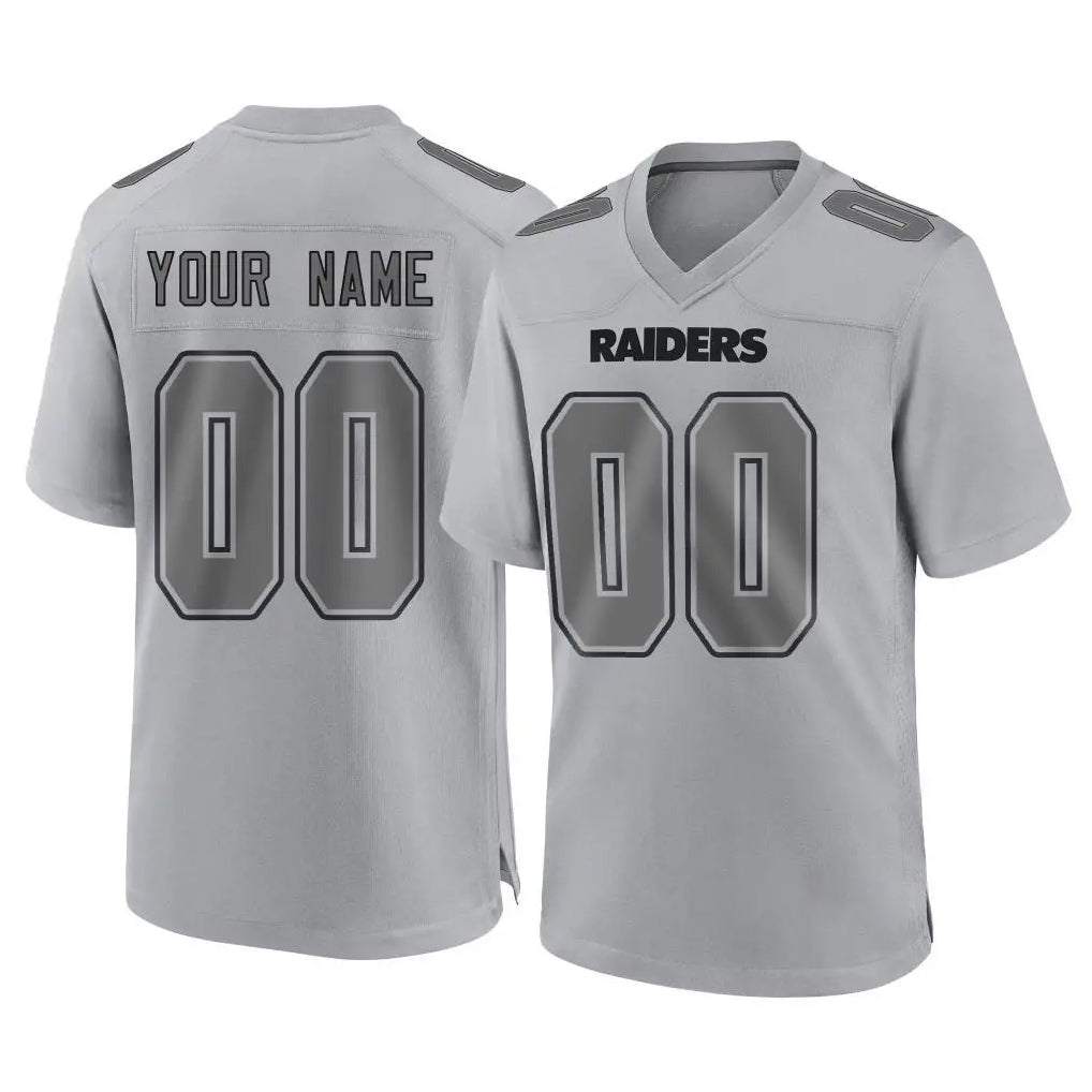 Ndoa Custom LV.Raiders Gray Atmosphere Fashion Limited Game Any Name & Numbers Stitched Jerseys