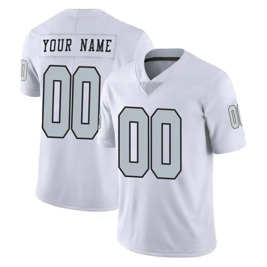 Ndoa Custom LV.Raiders White Limited Color Rush Home Game Any Name & Numbers Stitched Jerseys