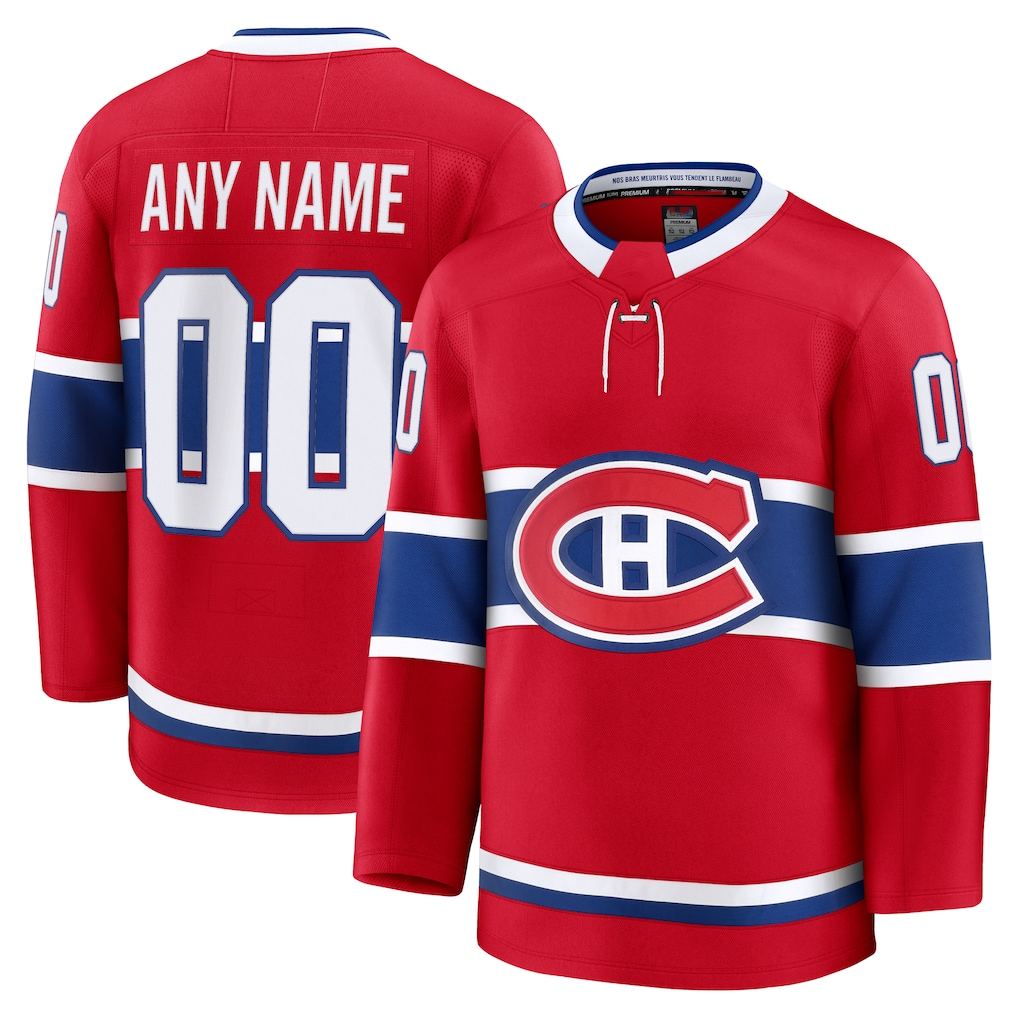 Ndoa Custom M.Canadiens Red Home Premium Jerseys