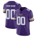 Ndoa Custom MN.Vikings Purple Limited Vapor Untouchable Home Game Any Name & Numbers Stitched Jerseys