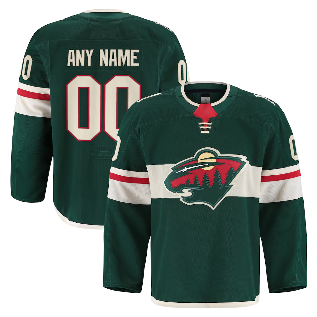 Ndoa Custom M.Wild Green Home Authentic Pro Jerseys