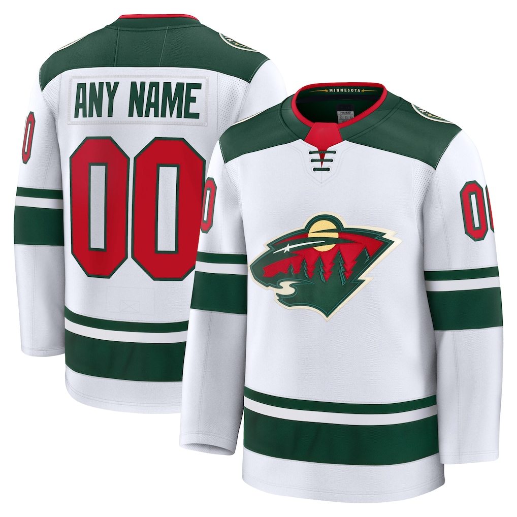 Ndoa Custom M.Wild White Away Premium Jerseys