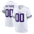 Ndoa Custom MN.Vikings White Alternate Game Stitched Jerseys
