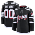 Ndoa Custom N.Jersey Devils Black Alternate Premium Jerseys