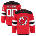 Ndoa Custom N.Jersey Devils Red Home Authentic Pro Jerseys